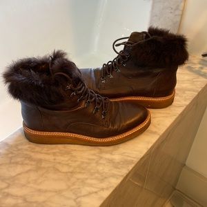 Botkier winter boots with fur in Mocha